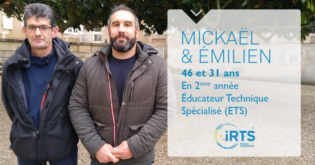 À la rencontre de nos étudiants : Émilien et Mickaël, en formation ETS
